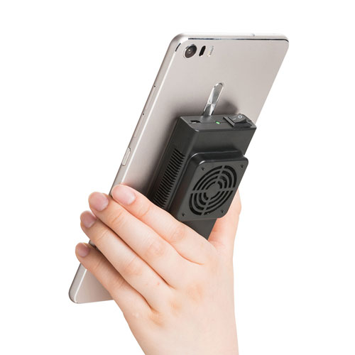 スマホ冷却（スマホクーラー・充電式・ペルチェ素子・持ちはこび・汎用・縦横可能・おすすめ） TK-CLN24 サンワサプライ