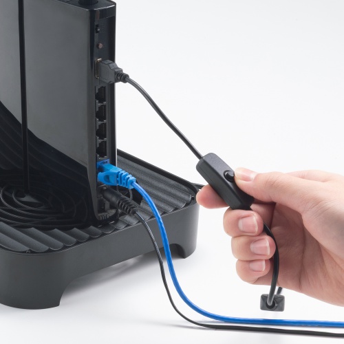 小型冷却ファン(冷却クーラー・熱対策・静音・USBファン・オンオフスイッチ・ミニPC・HDD・冷却スタンド・14cmファン×2・長時間稼働・冷却台・コンパクト・ブラック)