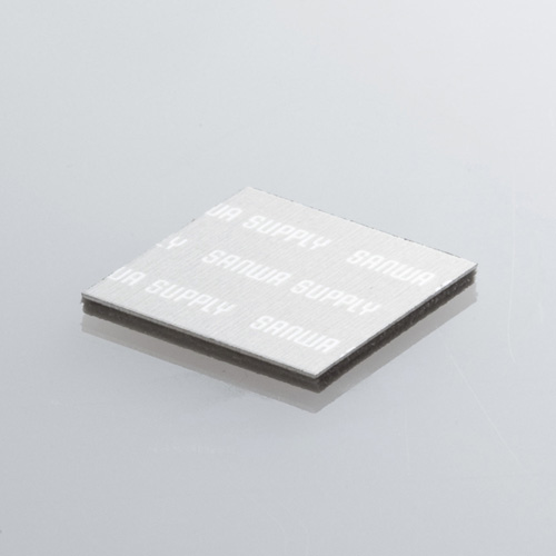 小さいパッドを機器に貼るだけで強力放熱、ノートパソコン冷却パット（17mm・角型・12枚入り・シルバー） TK-CLNP12SV サンワサプライ