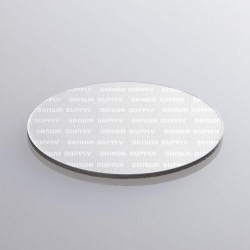 小さいパッドを機器に貼るだけで強力放熱、ノートパソコン冷却パット（43mm・丸型・2枚入り・シルバー） TK-CLNP2SV サンワサプライ