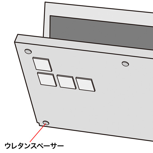 小さいパッドを機器に貼るだけで強力放熱、ノートパソコン冷却パット（17mm・角型・8枚入り・ブルー） TK-CLNP8BL サンワサプライ