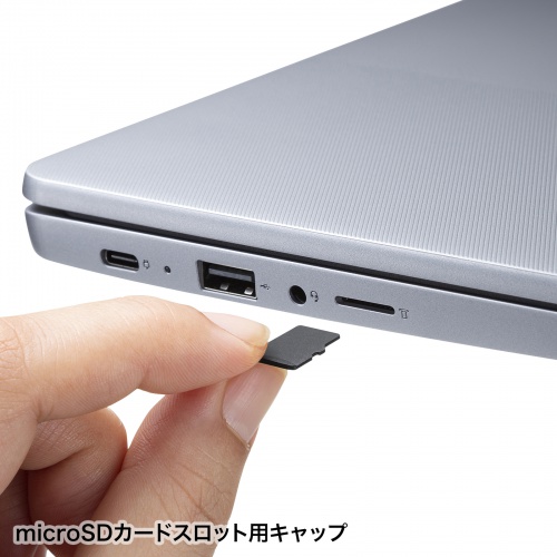スロットキャップ（カバー・防塵・ほこり・保護・microSD・ブラック） TK-MSDCAP サンワサプライ
