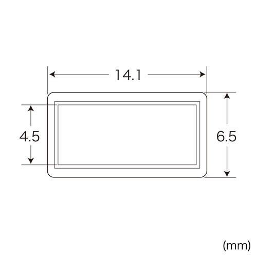 コネクタカバー（キャップ・防塵・ほこり・保護・USB・メモリ・クリア） TK-UCA4 サンワサプライ