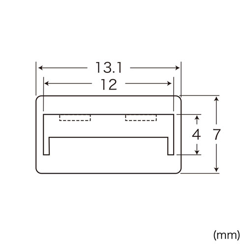 コネクタカバー（キャップ・防塵・ほこり・保護・USB・Aコネクタ・ブラック) TK-UCAP20 サンワサプライ