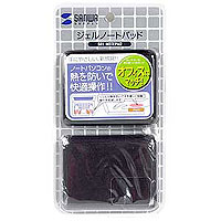 やわらかジェル素材 ノートパッド（キーボード向け・ブラック） TOK-GELB16BK サンワサプライ