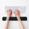 リストレスト（キーボード用・ハニカムリストレスト・Lサイズ・幅44.5cm・パームレスト・手首サポート・TPE・通気性・洗える・エコ・ブラック）