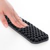 リストレスト（キーボード用・ハニカムリストレスト・Lサイズ・幅44.5cm・パームレスト・手首サポート・TPE・通気性・洗える・エコ・ブラック）