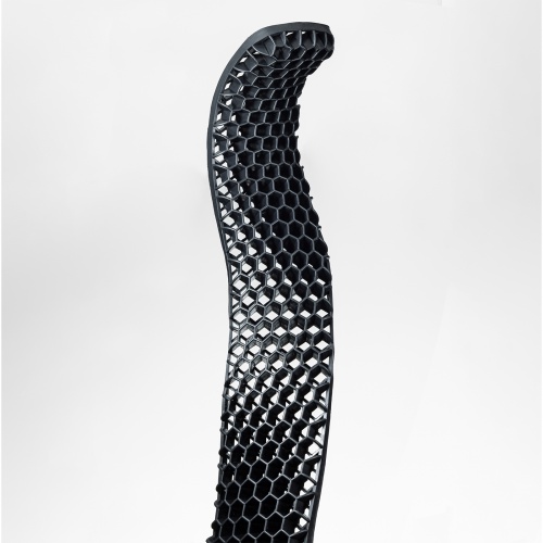 リストレスト（キーボード用・ハニカムリストレスト・Lサイズ・幅44.5cm・パームレスト・手首サポート・TPE・通気性・洗える・エコ・ブラック）