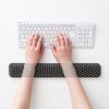 リストレスト（キーボード用・ハニカムリストレスト・Lサイズ・幅44.5cm・パームレスト・手首サポート・TPE・通気性・洗える・エコ・グレー）