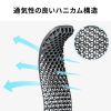 リストレスト（キーボード用・ハニカムリストレスト・Lサイズ・幅44.5cm・パームレスト・手首サポート・TPE・通気性・洗える・エコ・グレー）