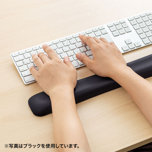 キーボード用低反発リストレスト（ブルー）