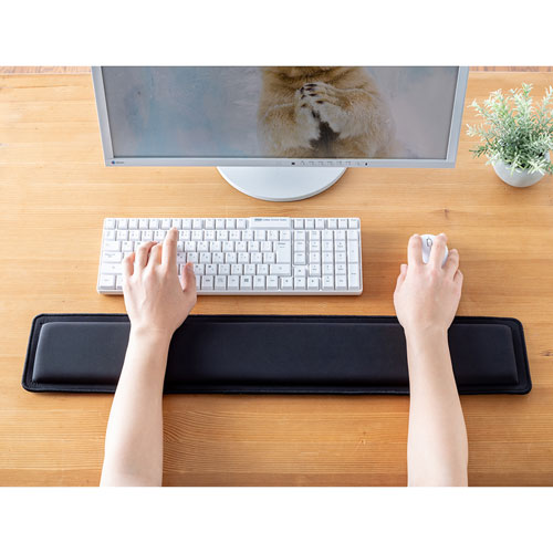 リストレスト（低反発・超大型・ブラック）