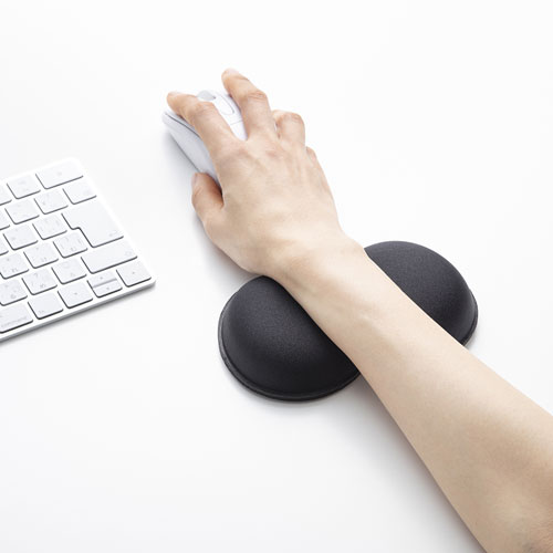 低反発リストレスト（抗菌・疲労軽減・ブラック）