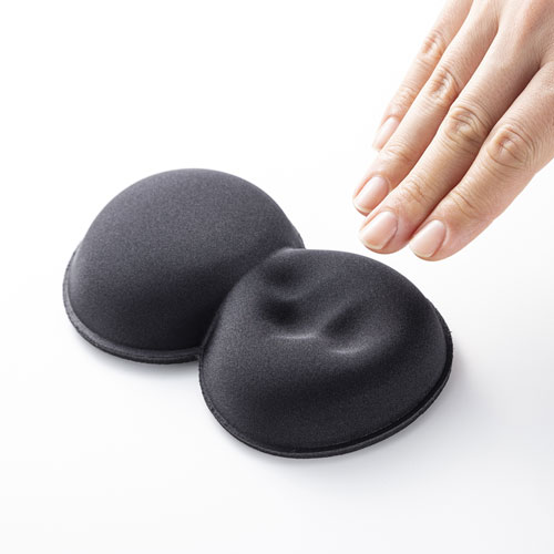 低反発リストレスト（抗菌・疲労軽減・ブラック）