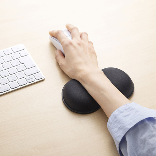 低反発リストレスト（抗菌・疲労軽減・ブラック）