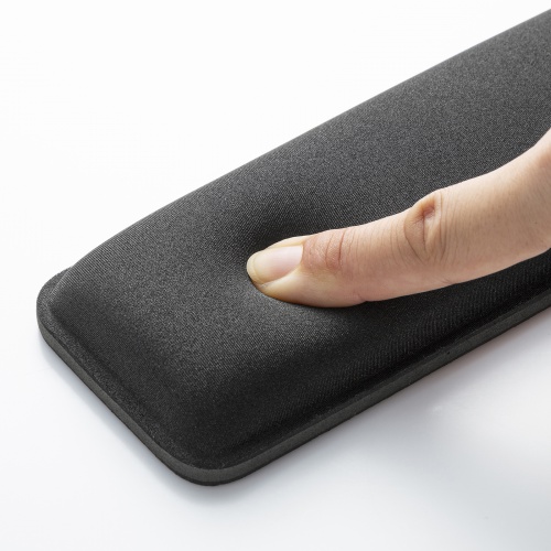 リストレスト（低反発・W300ミリ・抗菌・ブラック） TOK-MU6BK-M サンワサプライ