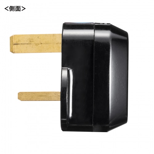 海外変換プラグ（イギリス・香港・シンガポールなど・日本式2P差込みプラグ変換アダプタ・日本製） TR-AD20 サンワサプライ