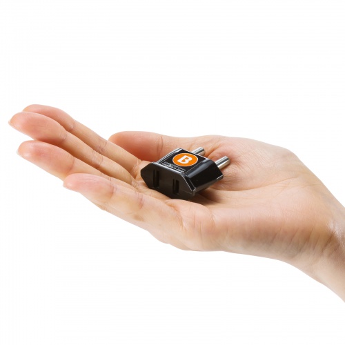 海外変換プラグ（インド・ケニア・南アフリカ共和国など・日本式2P差込みプラグ変換アダプタ・日本製） TR-AD23 サンワサプライ