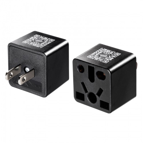 海外 変換プラグ（日本向け・日本国内用・マルチタイプ電源変換アダプタ・ブラック）