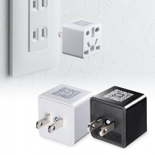 海外 変換プラグ（日本向け・日本国内用・マルチタイプ電源変換アダプタ・ブラック）