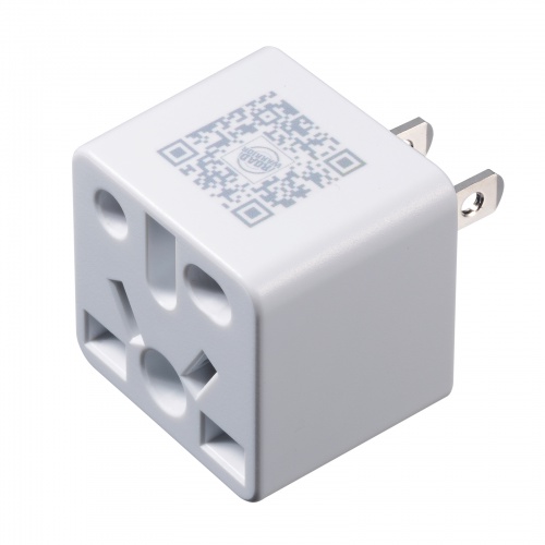 海外 変換プラグ（日本向け・日本国内用・マルチタイプ電源変換アダプタ・ホワイト）