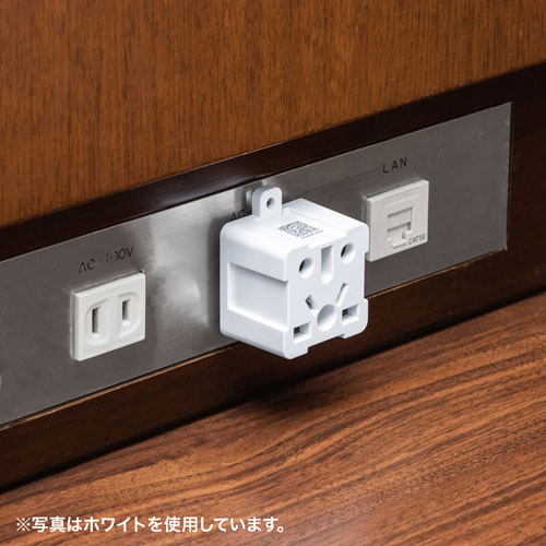 海外変換プラグ（日本専用・マルチタイプ・ブラック） TR-AD6BK サンワサプライ