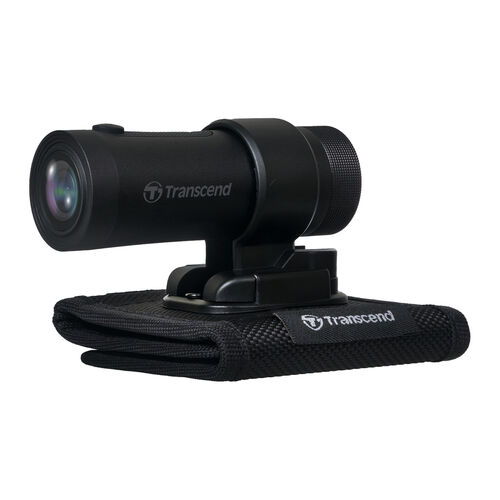 Transcend 二輪車用 ドライブレコーダー（ショルダーストラップマウント付属・microSD64GB付属・バッテリー内蔵・WiFi対応・IP68・Dashcam・SONY STARVIS搭載）