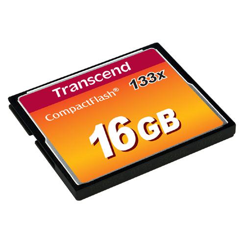 コンパクトフラッシュカード 16GB・133倍速 TS16GCF133 Transcend