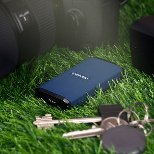 トランセンド　外付けSSD 1TB ネイビー トランセンド 外付けSSD 1TB ネイビー