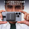 ポータブルSSD(1TB・最大2000MB/s・iPhone/MagSafe対応・4K・ProRes撮影・USB 20Gbps・外付けSSD・コンパクト・グレー）