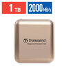 ポータブルSSD（1TB・最大2000MB/s・iPhone/MagSafe対応・4K・ProRes撮影・USB 20Gbps・外付けSSD・コンパクト・ゴールド）