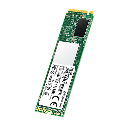 Transcend PCIe M.2 SSD NVMe 1.3準拠 Gen3 ×4 3D NAND TS256GMTE220S