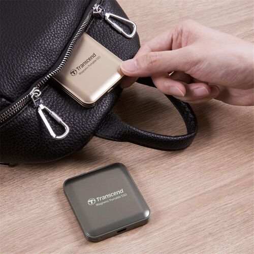 ポータブルSSD（2TB・最大2000MB/s・iPhone/MagSafe対応・4K・ProRes撮影・USB 20Gbps・外付けSSD・コンパクト・グレー）