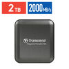 ポータブルSSD（2TB・最大2000MB/s・iPhone/MagSafe対応・4K・ProRes撮影・USB 20Gbps・外付けSSD・コンパクト・グレー）