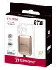 ポータブルSSD（2TB・最大2000MB/s・iPhone/MagSafe対応・4K・ProRes撮影・USB 20Gbps・外付けSSD・コンパクト・ゴールド）
