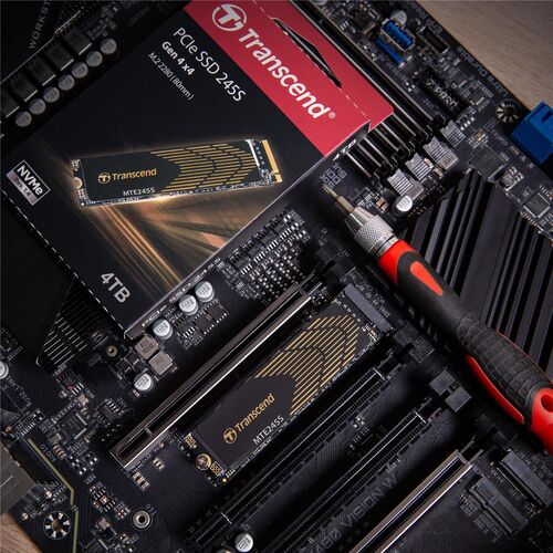 M.2 SSD（2TB・Type2280・最大転送速度5300MB/s・NVMe1.4準拠・PCIe4.0×4・片面実装・Transcend製）