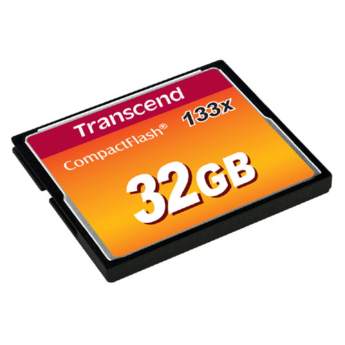 コンパクトフラッシュカード 32GB・133倍速 TS32GCF133 Transcend