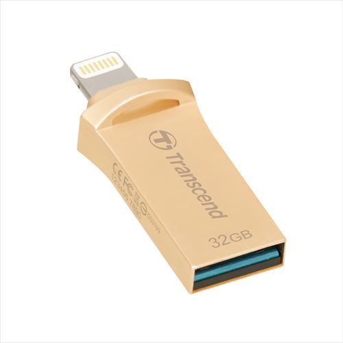Transcend Lightning・USBメモリ 32GB JetDrive Go 500 USB3.1Gen1(USB3.0)対応 TS32GJDG500G