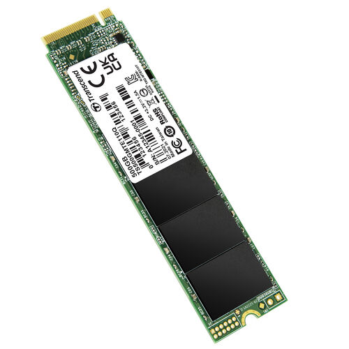 SSD（500GB・Transcend・3D NAND・NVMe 1.3・PCIe Gen3・M.2）TS500GMTE110Q
