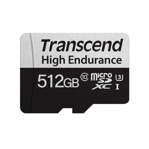 microSDXCカード Transcend 512GB Class10 UHS-I U3 高耐久 SDカード変換アダプタ付き Nintendo Switch対応 TS512GUSD350V