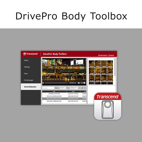 ボディカメラ（Transcend・DrivePro Body 10・フルHD録画対応・赤外線LED・防水規格IPX4対応・警備業務向け・microSDカード64GB付属）
