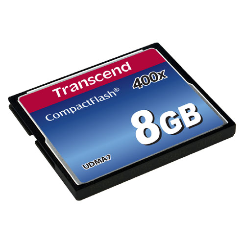 コンパクトフラッシュカード（8GB・400倍速） TS8GCF400 Transcend