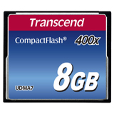 コンパクトフラッシュカード（8GB・400倍速） TS8GCF400 Transcend