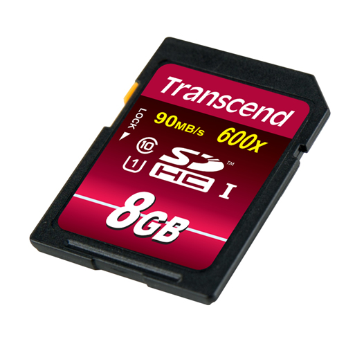 SDHCカード 8GB Class10 UHS-1 TS8GSDHC10U1 Transcend