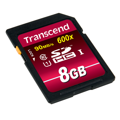 SDHCカード 8GB Class10 UHS-1 TS8GSDHC10U1 Transcend