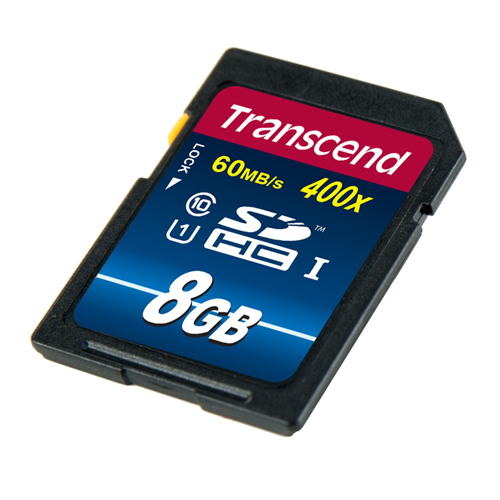 SDHCカード 8GB Class10 UHS-I対応 Premium TS8GSDU1 Transcend