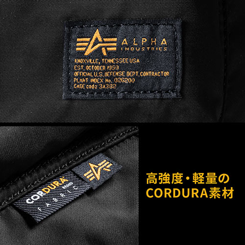 バッグ（リュック・ショルダー・通勤・通学・アルファ・容量14リットル・コーデュラ・ALPHA ヘルメットリュック・ブラック）