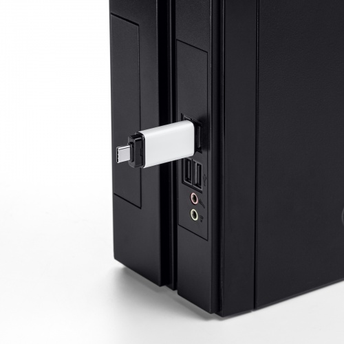 USBメモリ（32GB・USB A/Type-C 両対応・USB 5Gbps・USB3.0・キャップ式・コンパクト・セキュリティソフト対応・名入れ対応・ホワイト）