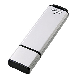 USBメモリ（32GB）USB2.0 アルミタイプ（シルバー）