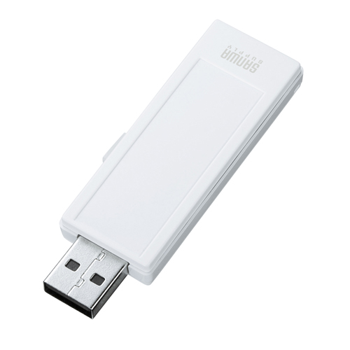 USBメモリ 8GB USB 2.0 USBメモリ 8GB USB2.0 シルバー スイングタイプ ストラップ付 名